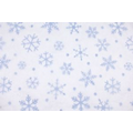 BLUE ON WHITE SNOWFLAKES Sheet Tissue Paper